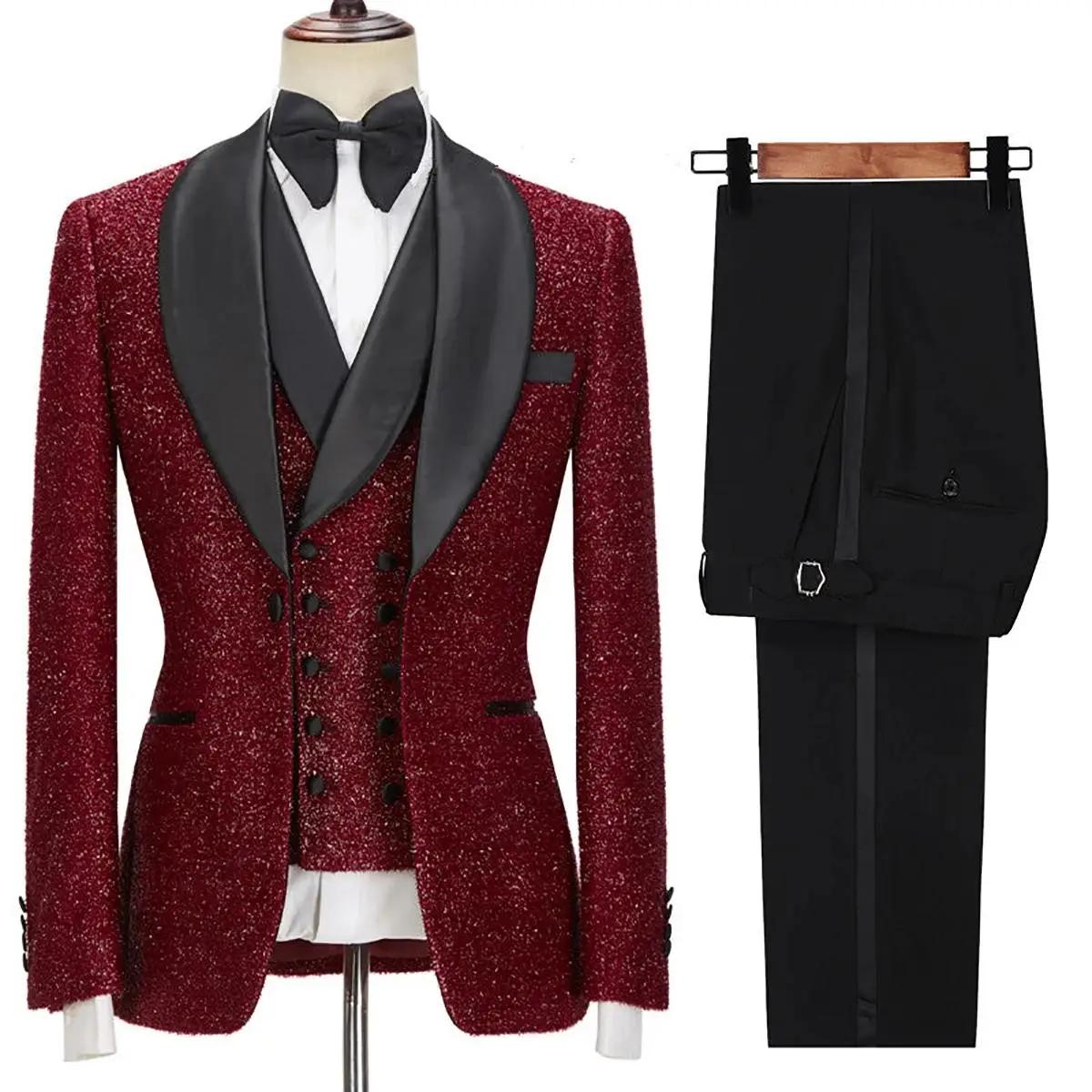 Blazer Suit For Suits High Quality Pants Mens Clothing Party Wedding Tuxedo Jackets vest Rad costume Designer Clothes Coats