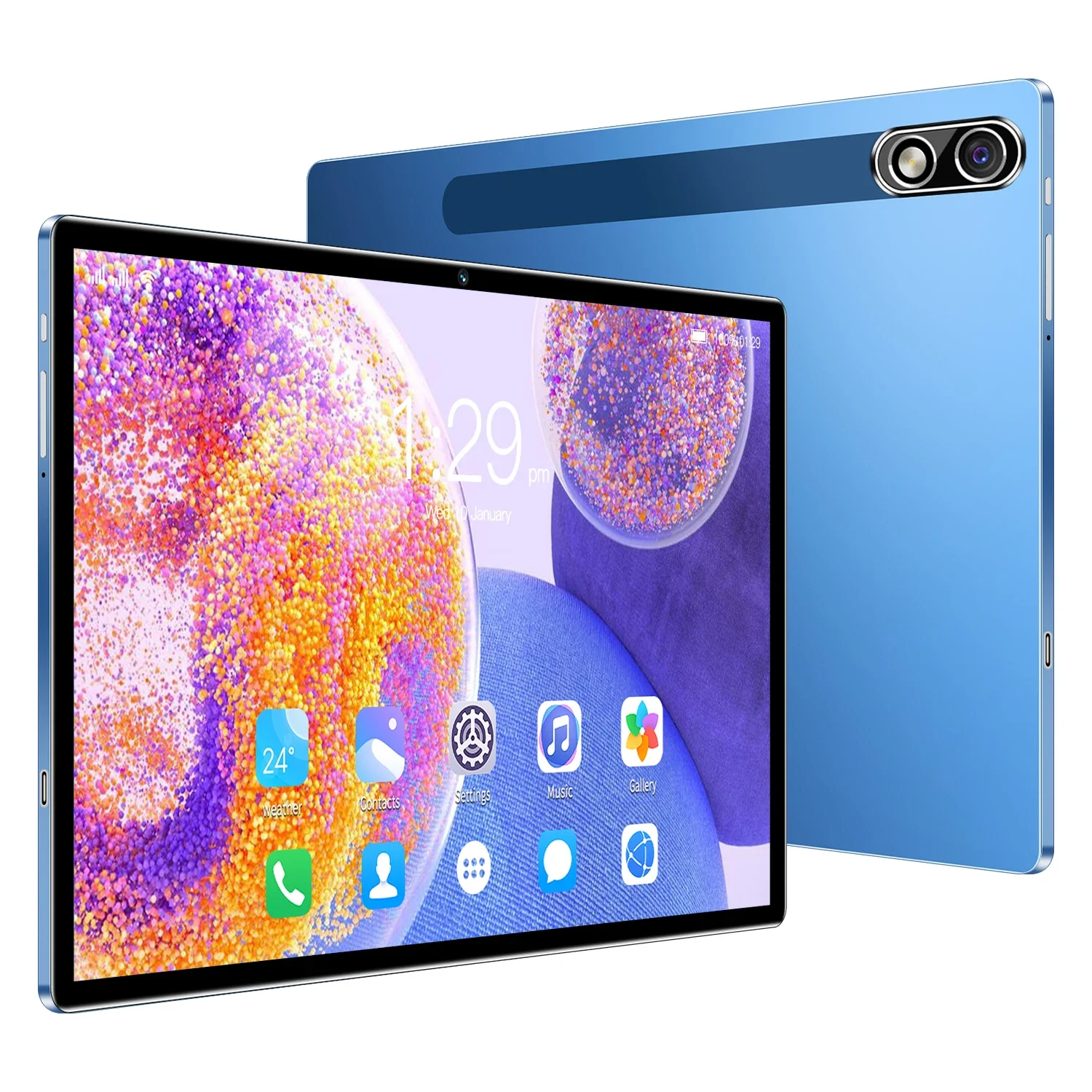 thumbnail image 1 of Tableta PC Pad MA11 de 10,1 pulgadas, red 5G, tarjetas SIM duales, 6 GB de RAM, 128 GB de ROM, Google Play, WiFi, Bluetooth, Android 12, 2023, 1 of 5