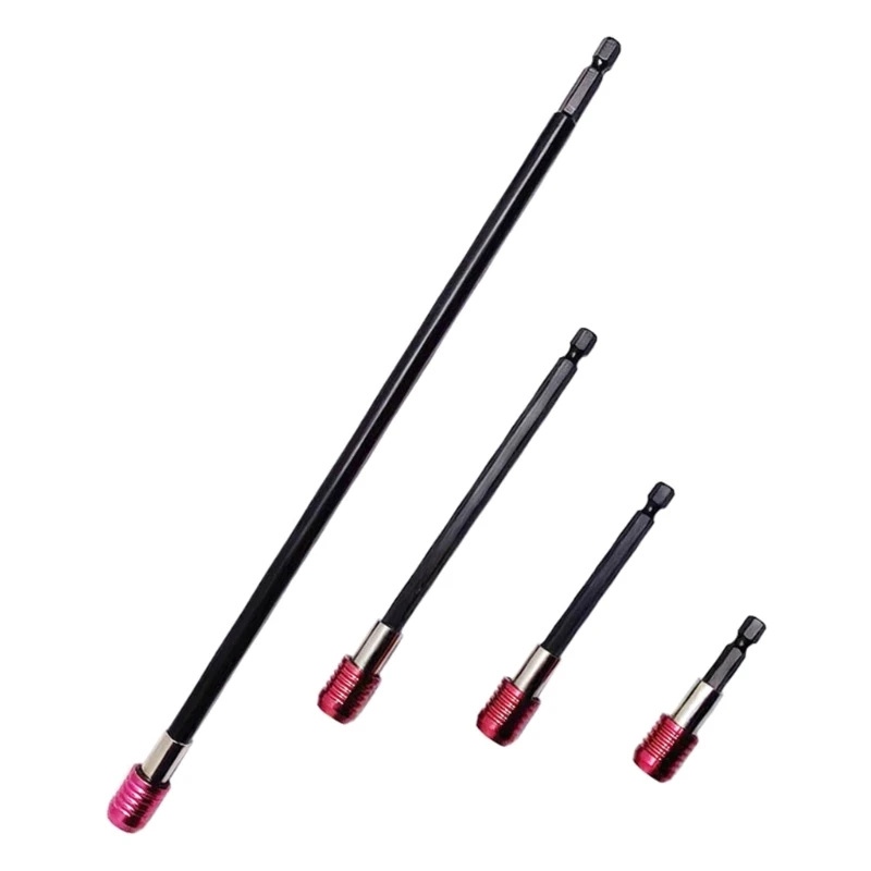 

4Pcs Drill Screwdriver Bit Holder Bar Chucks Drill Bit Extension Set