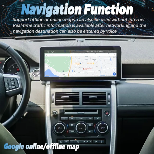 GPS 내비게이션을 갖춘 랜드로버 디스커버리 스포츠 L550 2015-2019 용 스테레오 라디오