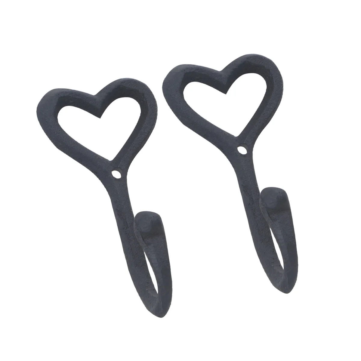 

Retro Coat Hooks Wrought Iron Heart-Shaped Hook Iron Art Hook Grocery Storage Hook Wall Decoration For Home Living Room