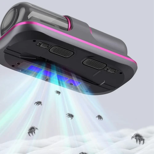 무선 매트리스 진공 청소기, 휴대용 UV-C 침대 먼지 제거기, 심층 청소 소파 전문가, 강력한 흡입, 12Kpa 3