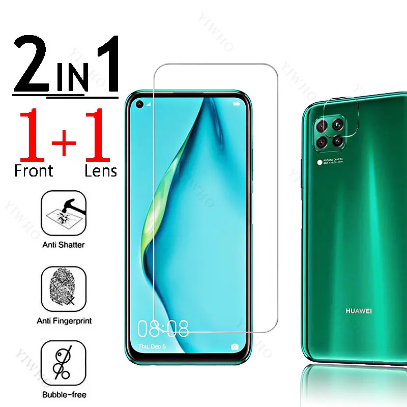 6IN1 Full Cover Glass for Huawei P40 Lite Fingerprint Unlock for