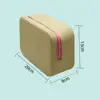 Portable Waterproof Silicone Cosmetic Bag Soft Stationery Storage Bag Zipper Pouch 6
