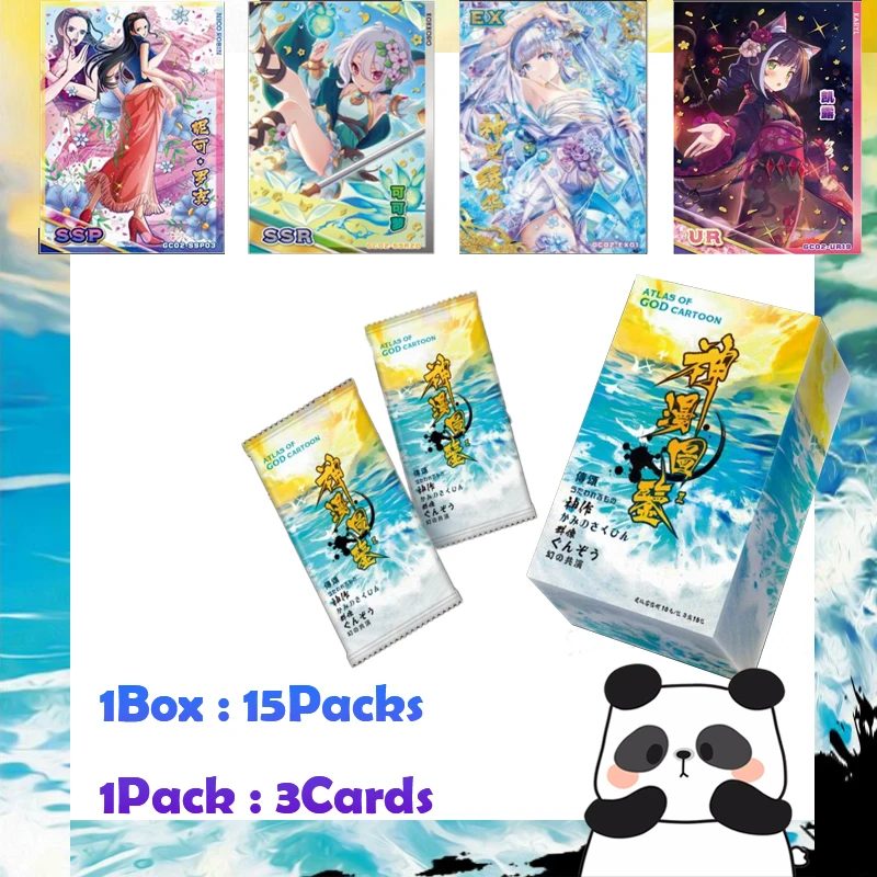 

Goddess Cards Atlas of God Cartoon 2 Anime Hobby Collection Cards Booster Box SSP SR Rare Card Kid Toy Gifts