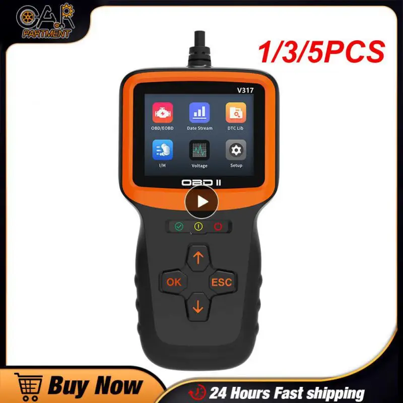

1/3/5PCS Eobd Obd 2 obd2 scanner automotive professional Diagnostic tool Check Car Engine Fault Warning Light Code Reader
