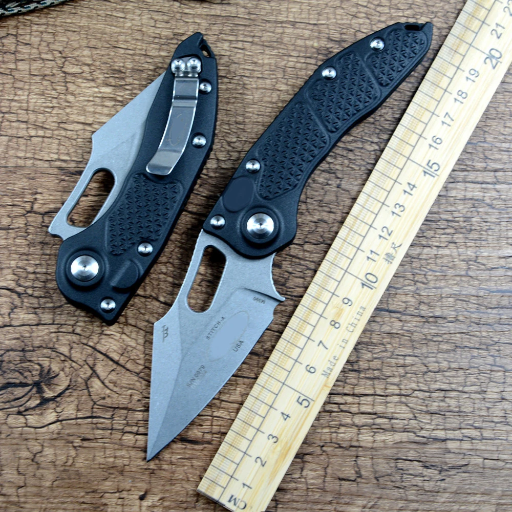 

Складной карманный нож MT Stitch 440 с резиновым лезвием и нейлоновой ручкой для охоты, кемпинга, выживания