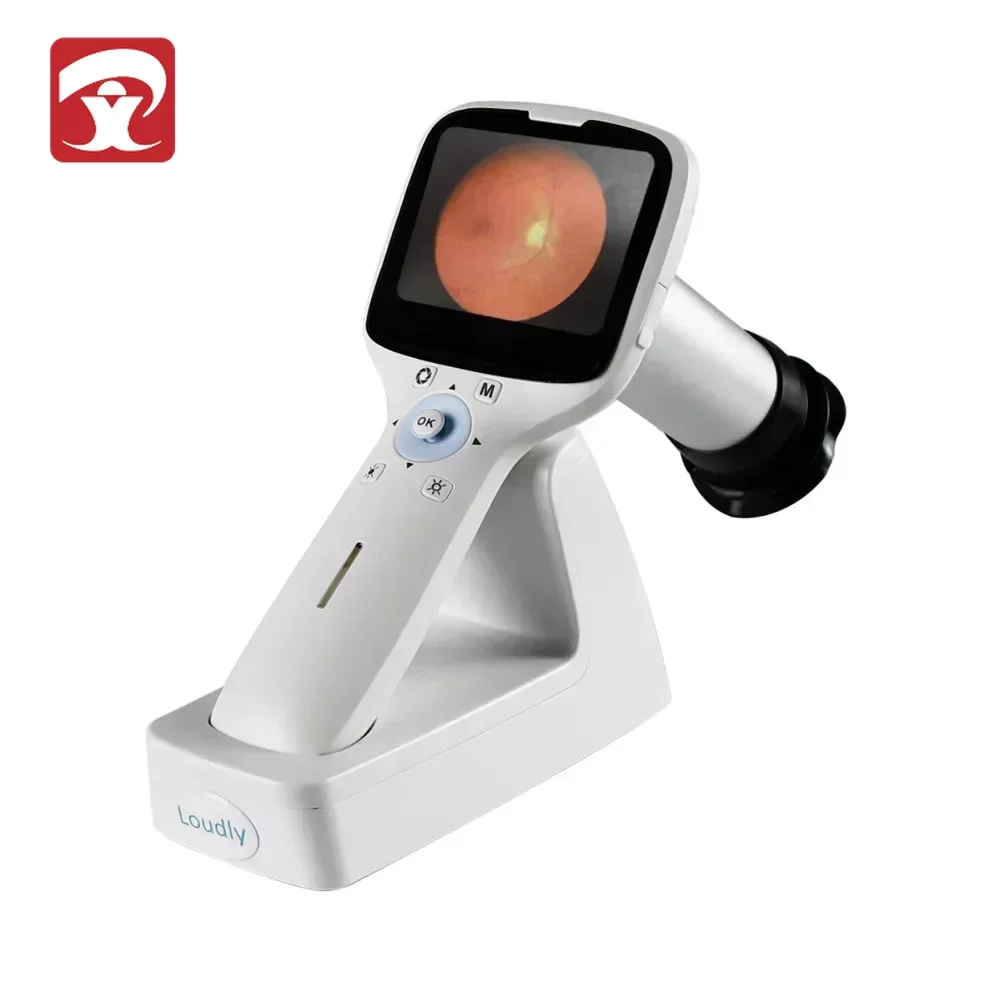 

HD Ophthalmic Instrument Digital Portable Hand-held Eye Fundus Camera Optics Equipment Handheld High Definition Imaging HFC-100