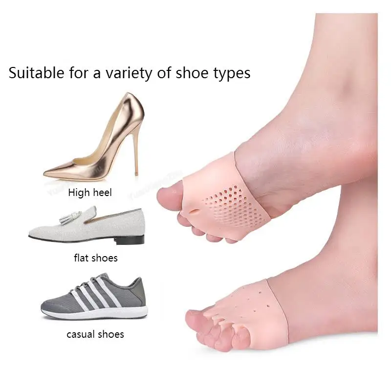 Forefoot Pads Shoe Insoles Orthopedic Comfortable Women Toe Separator Foot Care