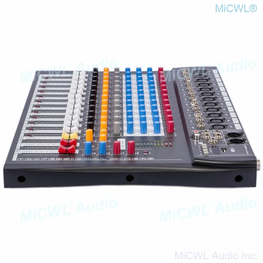 MiCWL 12채널 오디오 믹서 믹싱 콘솔 음악 녹음 블루투스 믹서 DSP 팬텀 파워 USB 모니터 MP3 3밴드 EQ 효과