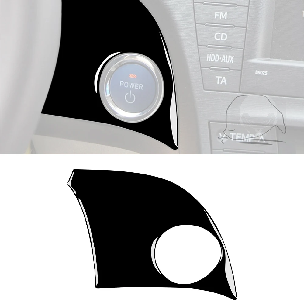 

Для Prius 2012 2013 2014 2015 панель кнопки двигателя декоративная крышка отделка наклейка Аксессуары для салона автомобиля углеродное волокно