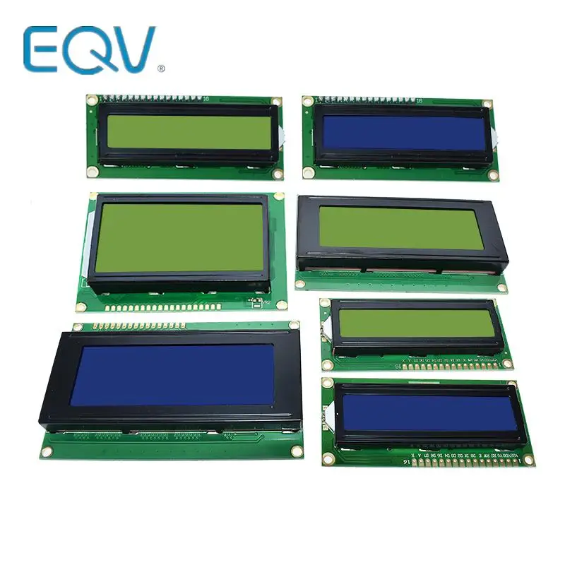 LCD1602 LCD 1602 2004 12864 module Blue Green screen 16x2 20X4 Character LCD Display Module HD44780 Controller blue black light