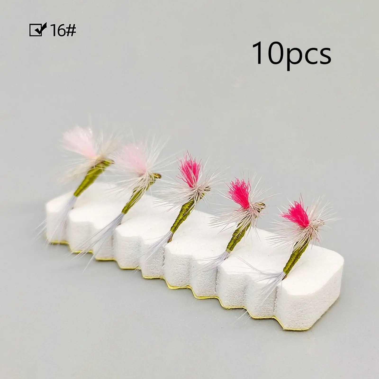 10x Fly Fishing Flies Portable Fly Fishing Lures Fishing Bait Lures with Hooks