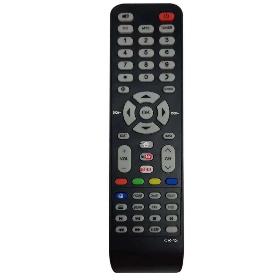Control remoto CR-43 compatible con televisores ATVIO