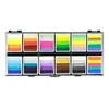 12 Colours Water-Soluble Rainbow Palette Children's Face Body Paint Halloween Stage Holiday Makeup Body Paint Pigments Face Make 1