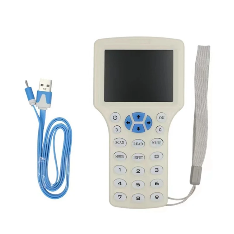 

RFID Reader Writer Duplicator NFC Smart Card Programmer 125Khz 13.56Mhz Encrypted Decoder Writable Key Cards