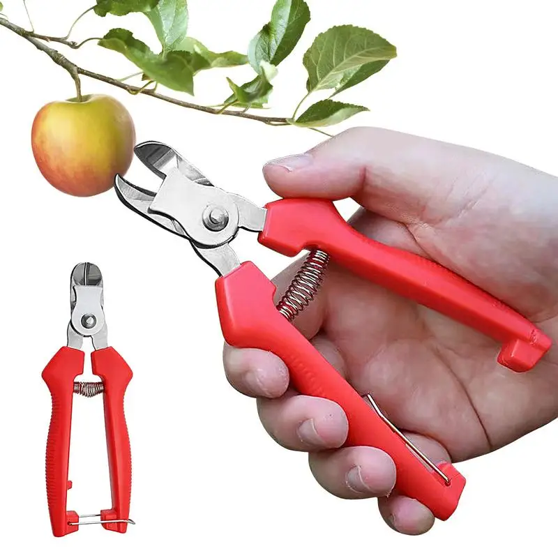 Garden Shears For Fruit Trees Ergonomic Fruit Picking Scissors Durable Gardening Hand Tools Scissors Cutter With Curved Design