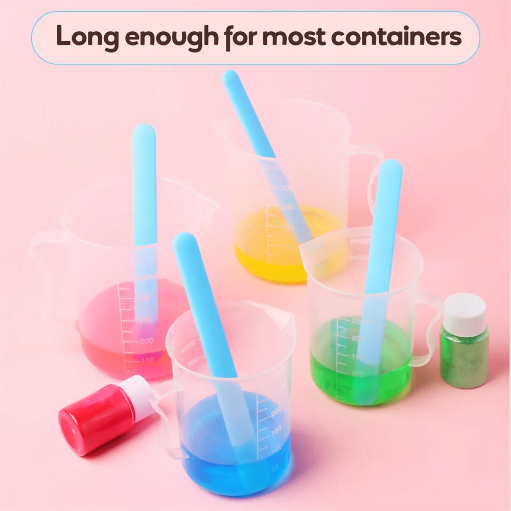 3PCS Silicone Stir Sticks Mixing Resin Epoxy Liquid Concrete Cement Making Tools anti-skid non-stick