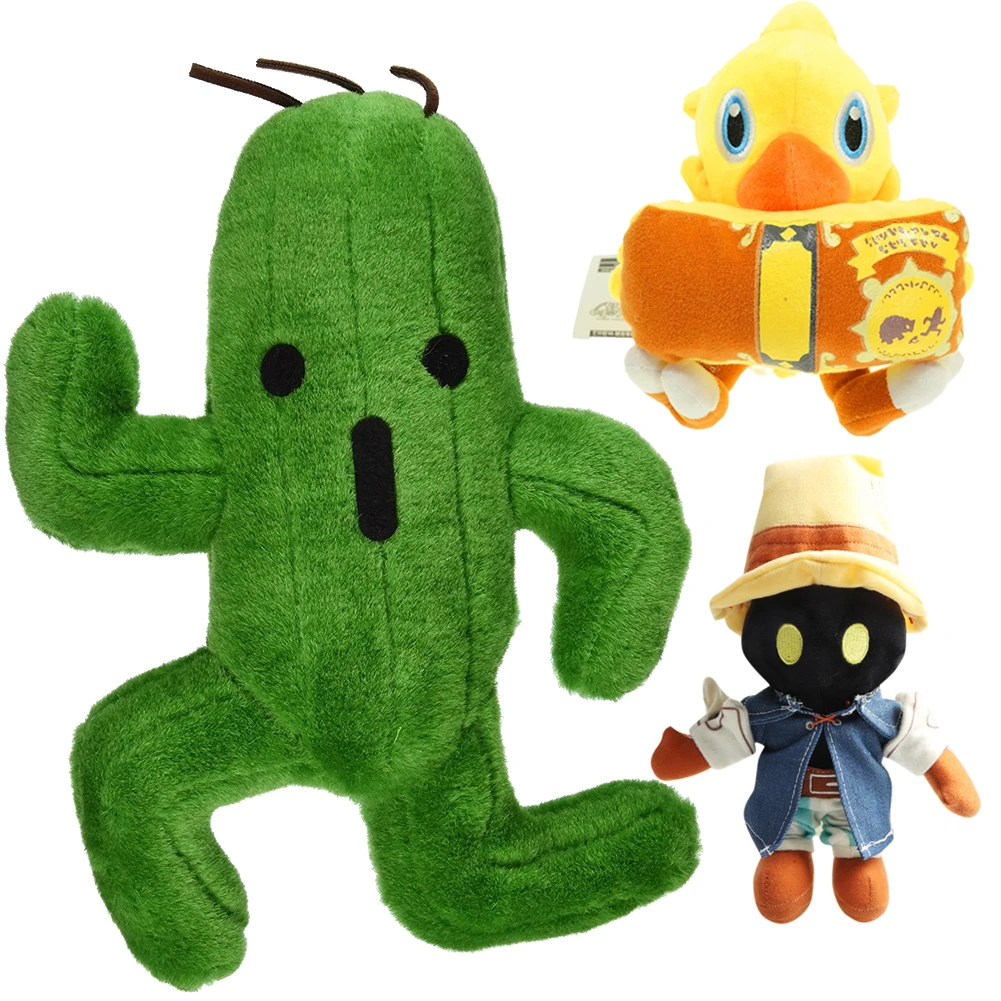Chocobo Cloud Cactus Moogle Cosplay Final Fantasy Cosplay Cartoon Soft Stuffed Mascot Adult Kids Birthday Xmas Gifts plush toy plush doll mascot costume