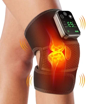 Knee Heating Massager Joint Physiotherapy Hot Compress Vibration Massage Elbow Shoulder Support Thermal Knee Pad Relieve Arthrit 1