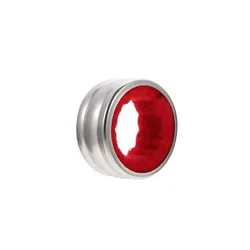 Premium Stainless Steel Wine Drip Collar with Velvet Lining - Elegant Anti-Overflow Solution (Navy Blue)