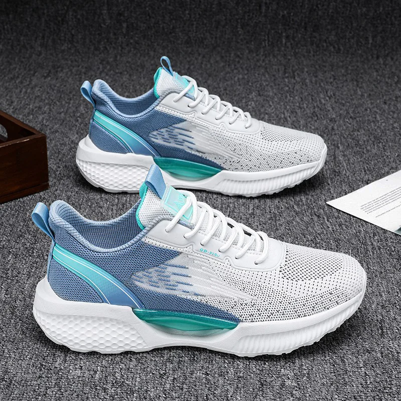 

2023 Men Spring Casual Running Sneakers Shoes for Men Comfortable Breathable Shoes Fashion Mesh Non-slip Large Size Footwear