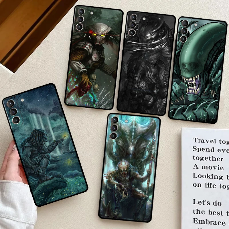 Чехол для телефона Alien Vs Predator, чехол для Samsung Galaxy S24 Ultra S23 S22 Plus S21 S20 FE S8 S9 S10 Note 10 20