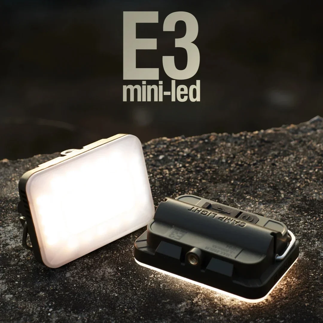 MINI E3 Camping Light – 5000mAh Rechargeable Waterproof LED Lamp 5