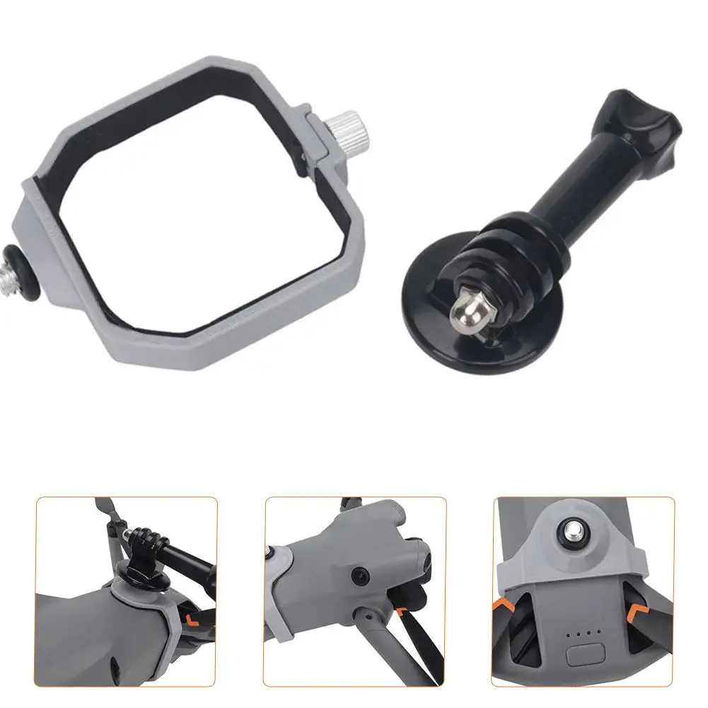 DJI MINI 5 PRO용 상단 확장 브래킷 파노라마 카메라 마운트 브래킷 액세서리 1/4 나사 스포츠 카메라 마운트 홀더 포함