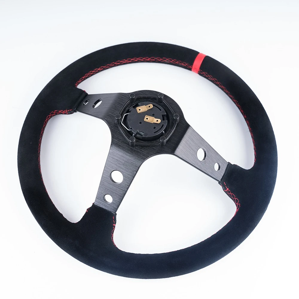 OMP ディープコーンステアリング 350mm OMP ステアリング 350 カーボン Carbon D ディープコーンモデル (OD
