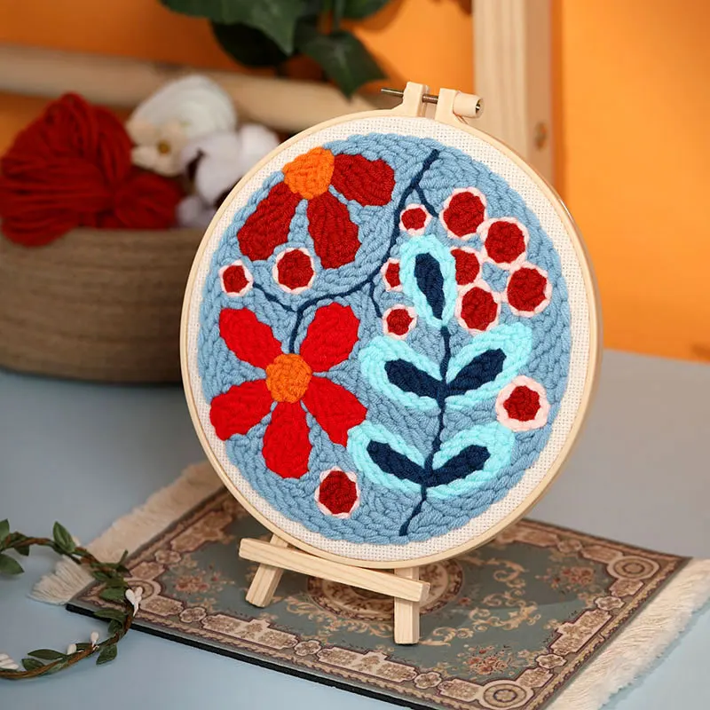 Apple Tree Punch Needle Embroidery Kit - Stitched Modern