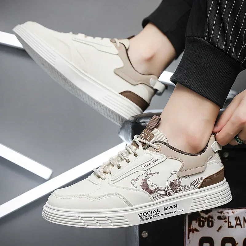 Sneakers Casual Men Shoes Spring New Korean Version Trend All-match Canvas Simple Casual Student Skate Shoe Running Outdoors 5