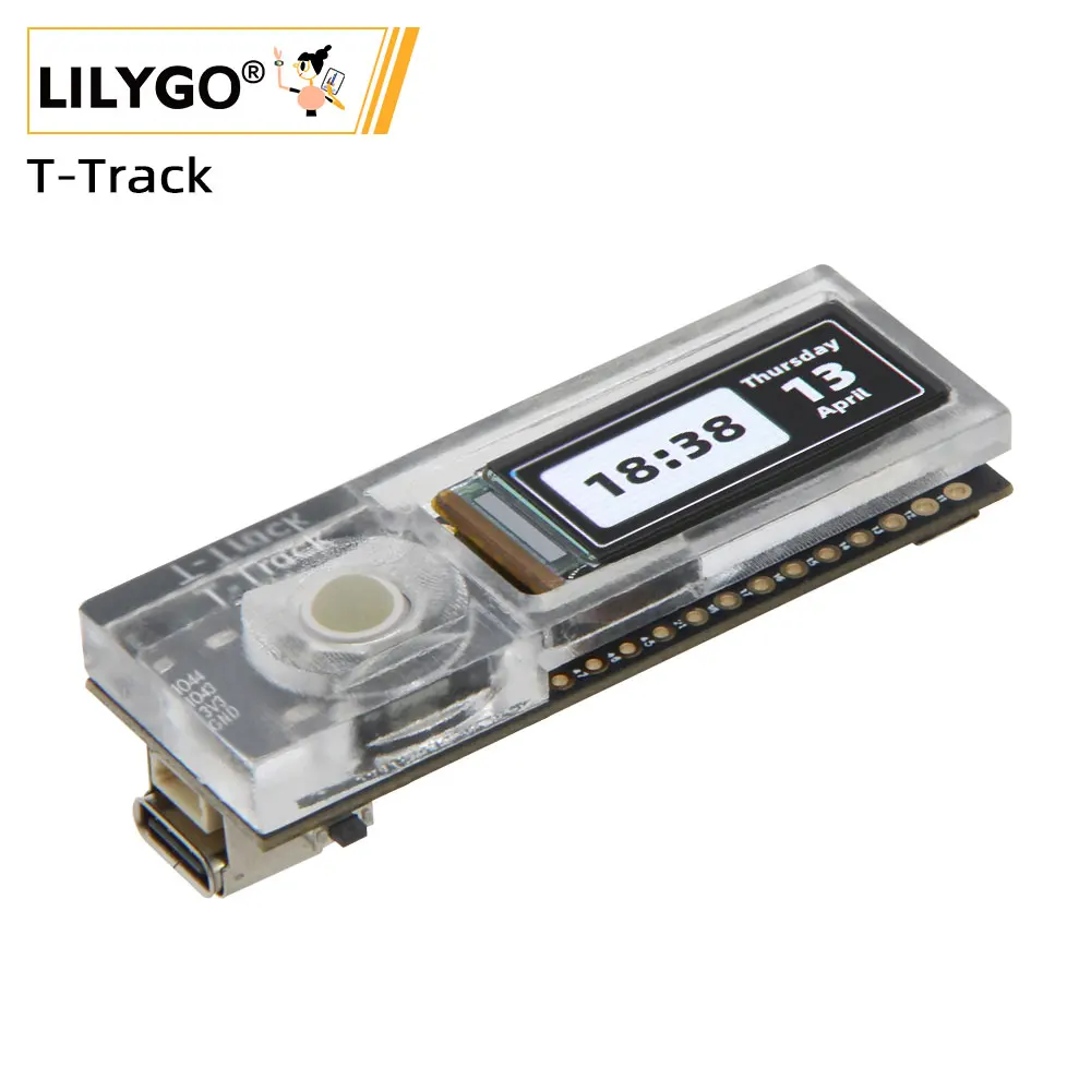 Lilygo® T-track Esp32-s3 Amoled Trackball Development Board Esp32-s3r8 Wifi Bluetooth 1.1 Polegada Display Módulo sem Fio Arduino