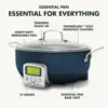 Essential Smart Electric 6QT Skillet Pot, Presets to Sear Saute Stir-Fry and Cook Rice, Healthy Ceramic Nonstick and Dishwasher 3