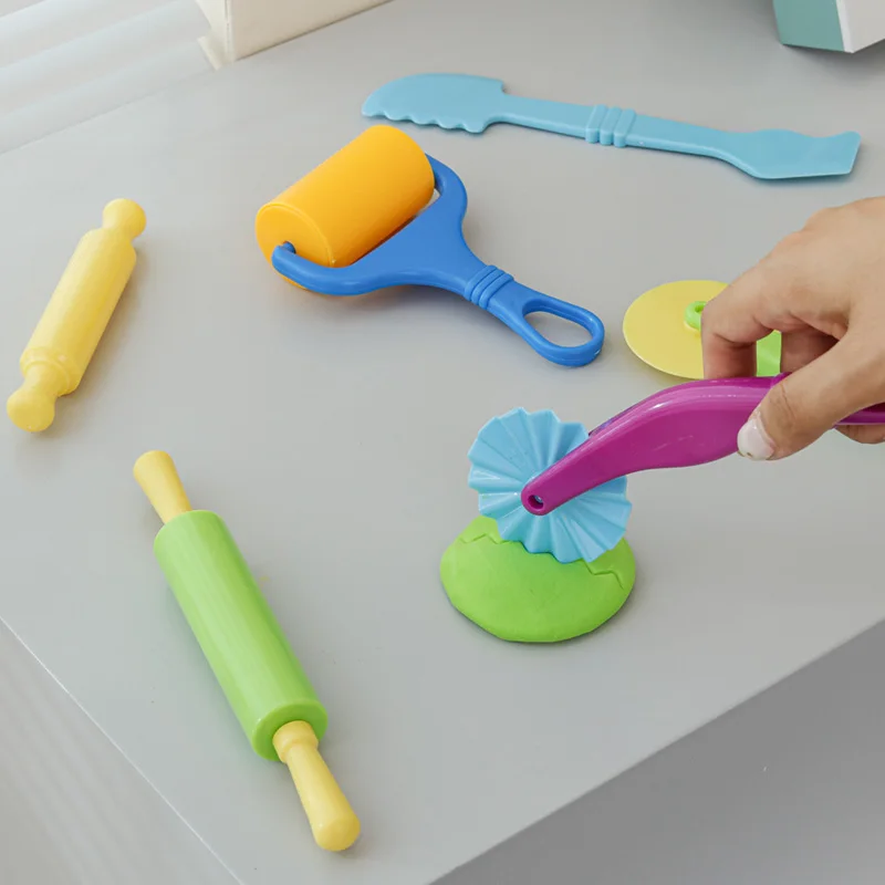 6-Piece Colorful Clay Tool Dough Tool Rolling Clay Roll Knife Dough Mold Hob Craft polymer clay tools pottery sculpting tools clay sculpting tools pottery tools clay craft tool