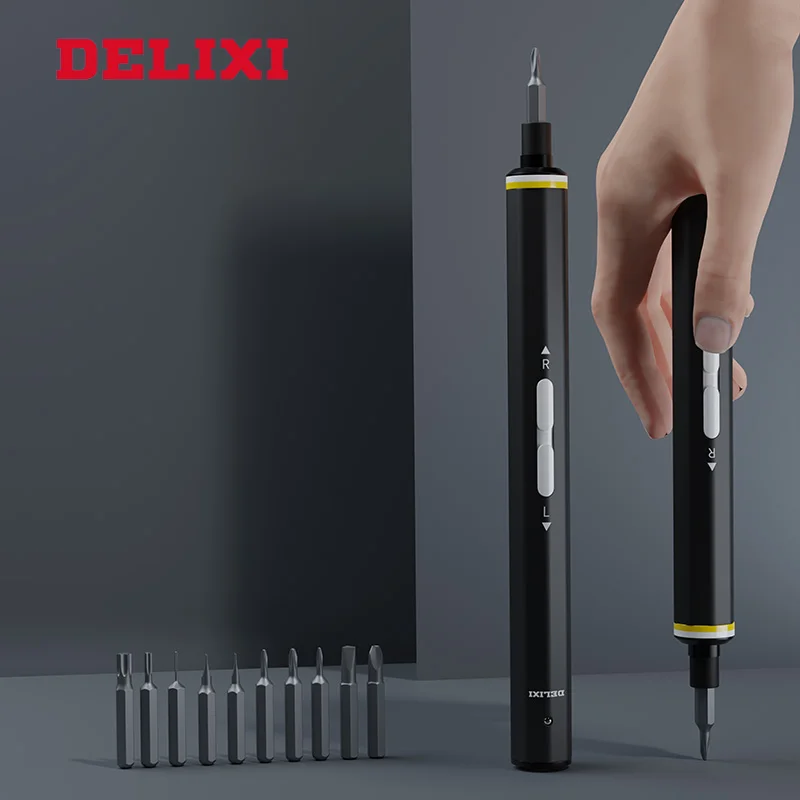 DELIXI Electric Screwdriver Rechargeable Household Small Mini Precision