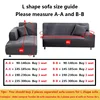 Elastic Jacquard Sofa Cover High Stretch Couch Covers Washable Solid color slipcover for Living Room 1/2/3/4/5 Seater 6