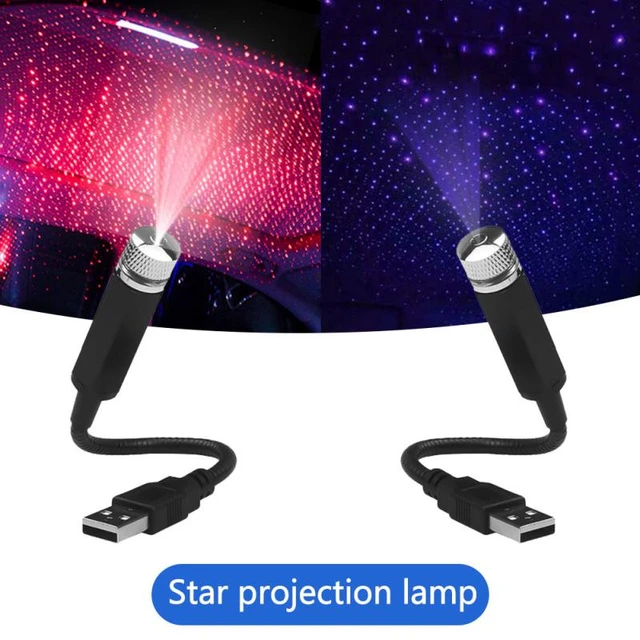 Car Roof Star Light Interior USB LED Lights Starry Atmosphere Projector  Decoration Night Galaxy Lights Home Car Decoration Light - AliExpress