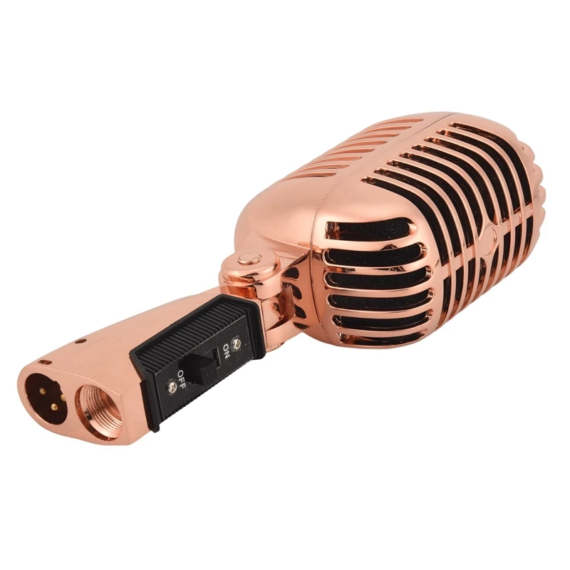 Professional Wired Vintage Classic Microphone Dynamic Vocal Mic Microphone For Live Performance Karaoke
