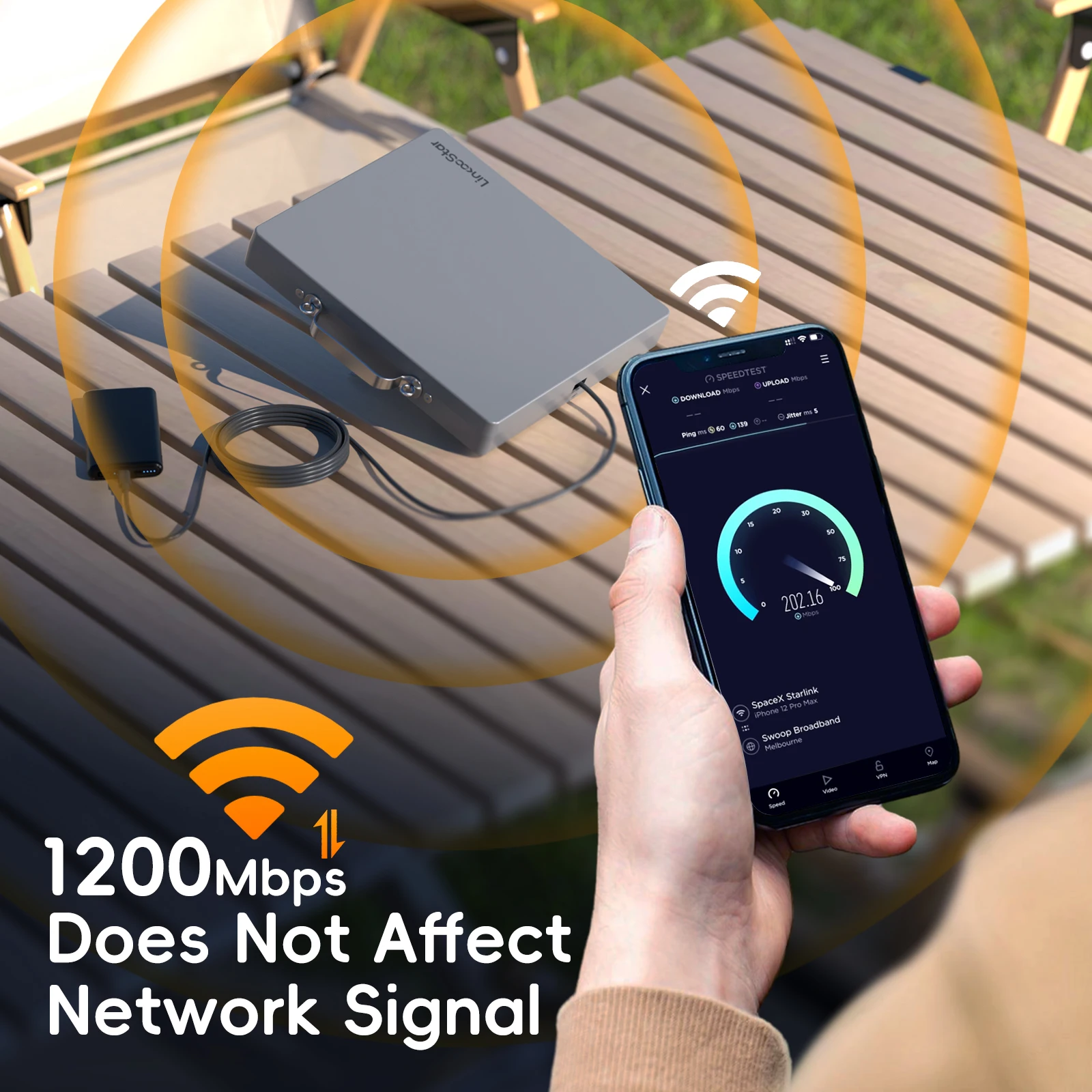 스타링크 미니 자석식 차량용 거치대 (견고한 보호 케이스 및 어깨끈 포함) - 대시보드/썬루프/RV용 공구