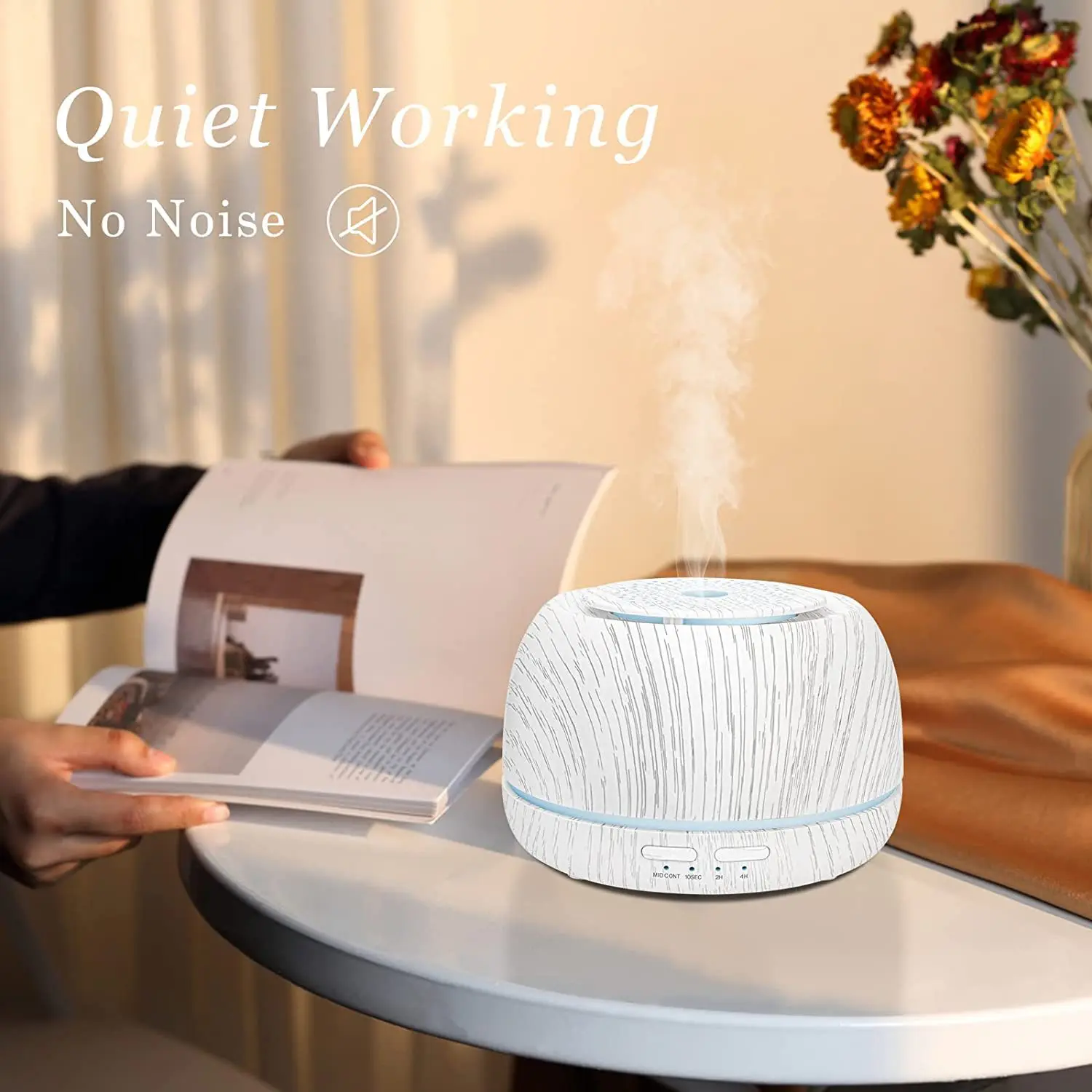 Ultrasonic Aromatherapy Diffuser – Air Purifier & Humidifier
