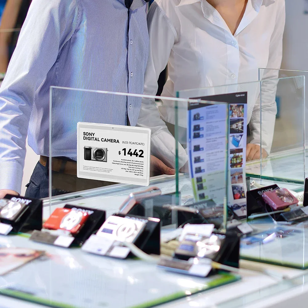 10 pcs Epaper label 2.4GHz Electronic shelf label samples Eink display ESL price tag package retail shop ESL demo kit