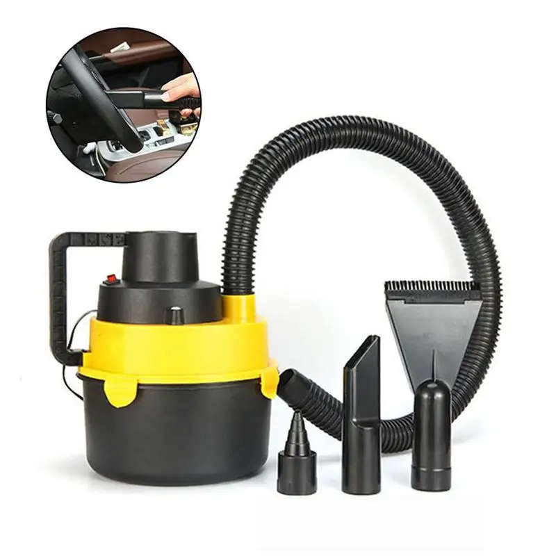 

12V 60W Car Vacuum Cleaner Wet Dry Canister Strong Suction Heavy Power Cleaner Portable Auto Robot Pump For Pet Home Tool Car