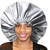 Shower Cap Large Adjustable Reusable Waterproof Bath Caps for Dreadlocks Women Girls Braids SPA Long Hair 4