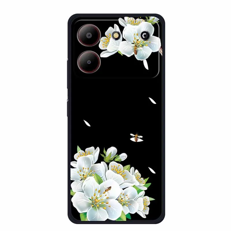Cute Cartoon Cat Black Silicone Soft Phone Case - Stylish Protective Back Cover