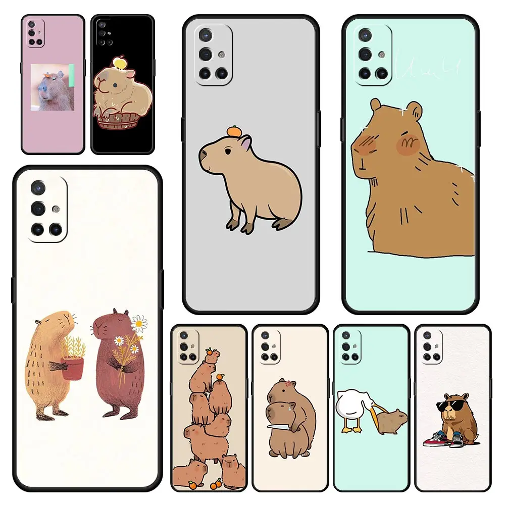 Cartoon Capybara Phone Case Cover