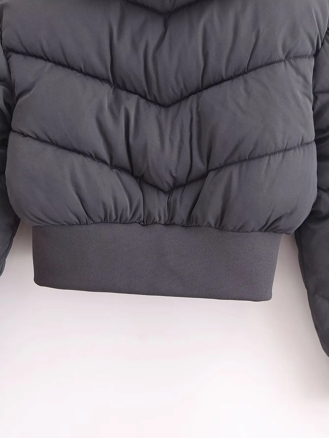 Parkas Jackets Women's Coat Winter Warm Thick Outwear Black Long Sleeve Cropped Coat 2024 inszart With Zipper Elegant Jackets