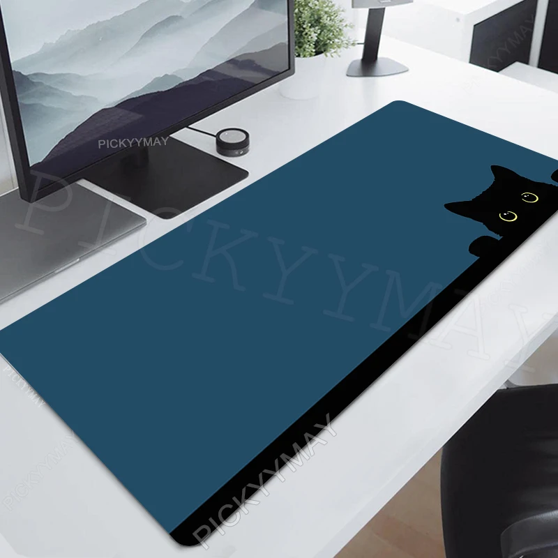 thumbnail image 1 of Alfombrillas de ratón grandes para juegos, alfombrilla bonita para ratón, alfombrilla para ratón de ordenador, alfombrilla de ratón de 90x40cm, almohadillas de escritorio de gato para teclado de PC, a, 1 of 5