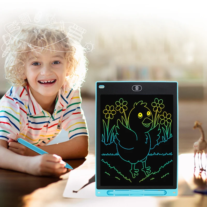 LCD Writing Tablet 8.5 inch Drawing Board Kids Graffiti Sketchpad Handwriting Blackboard Magic Toy Gift