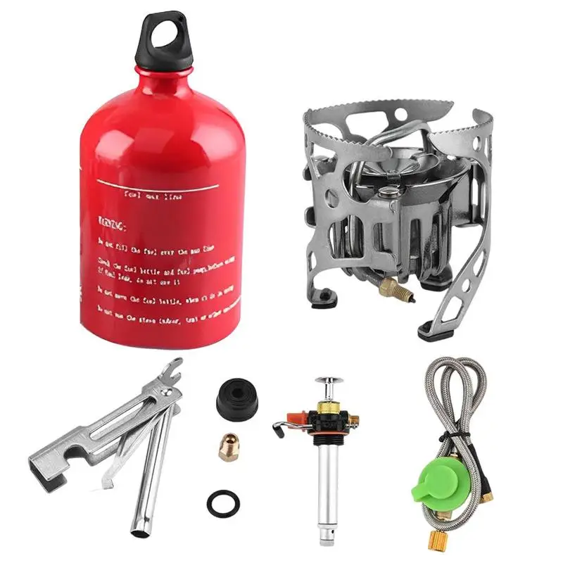 

Windproof Camping Stove Outdoor Folding High-Power Stove Head Stainless Steel Outdoor Cooking Accessory for Hiking Climbing